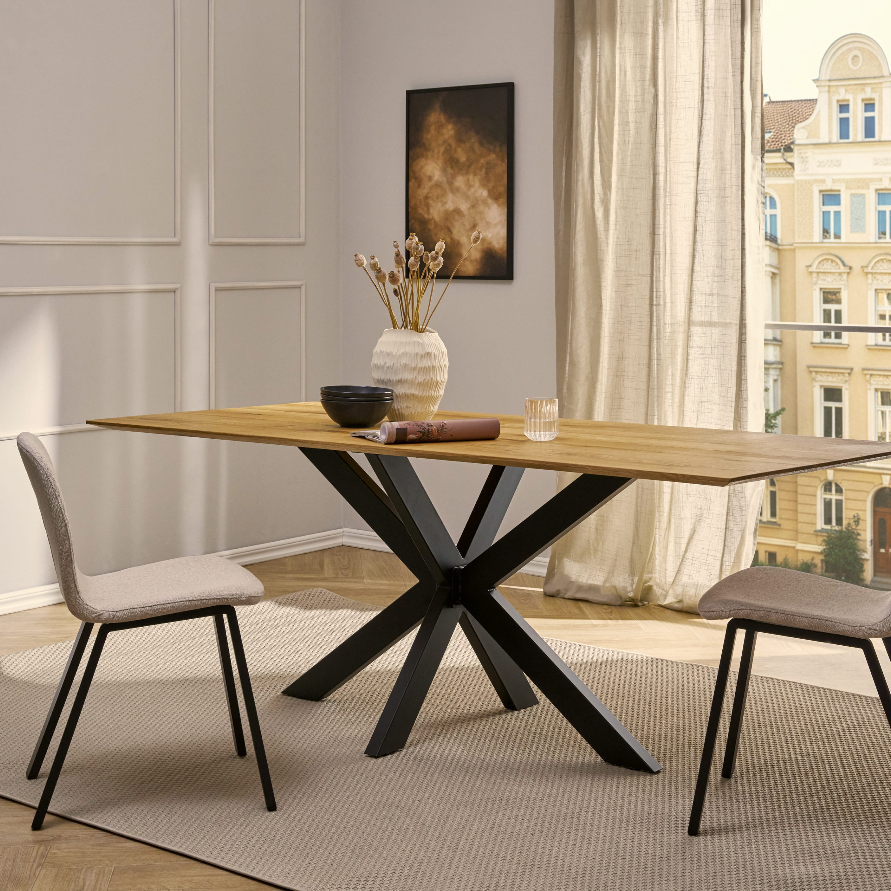 Ragno del telaio da tavolo