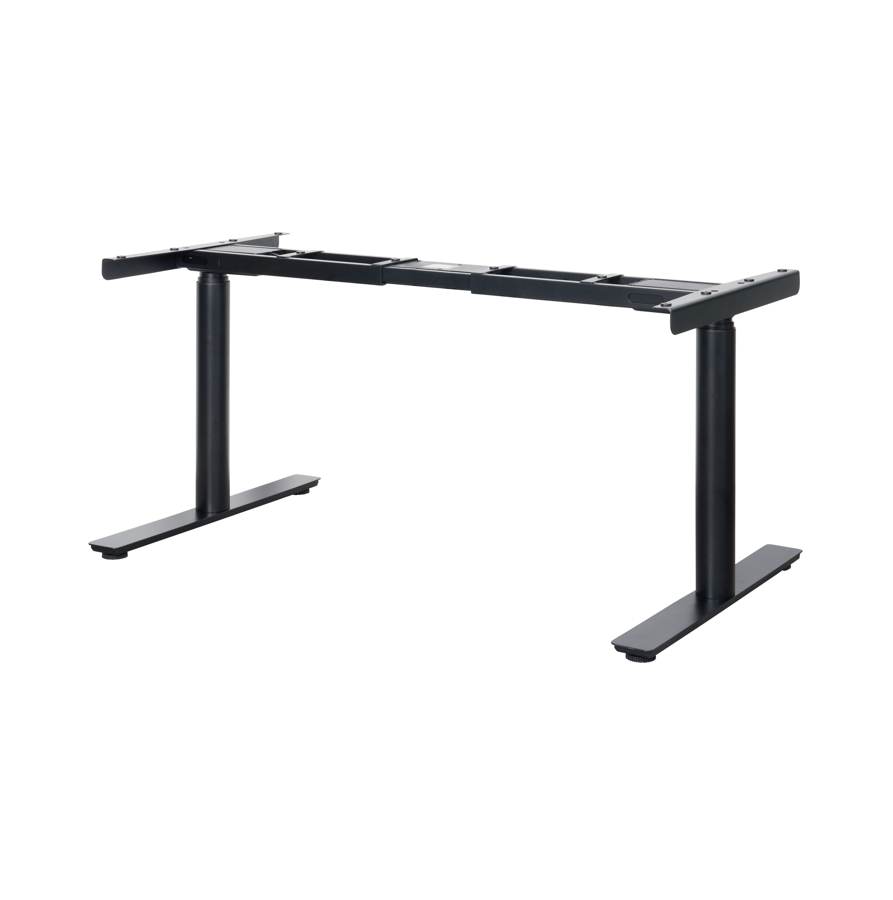 Height-adjustable round table frame
