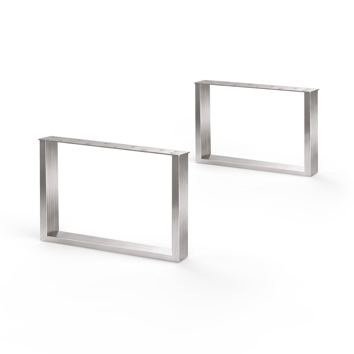 2 set di rettangolo Möbelkufen - acciaio inossidabile