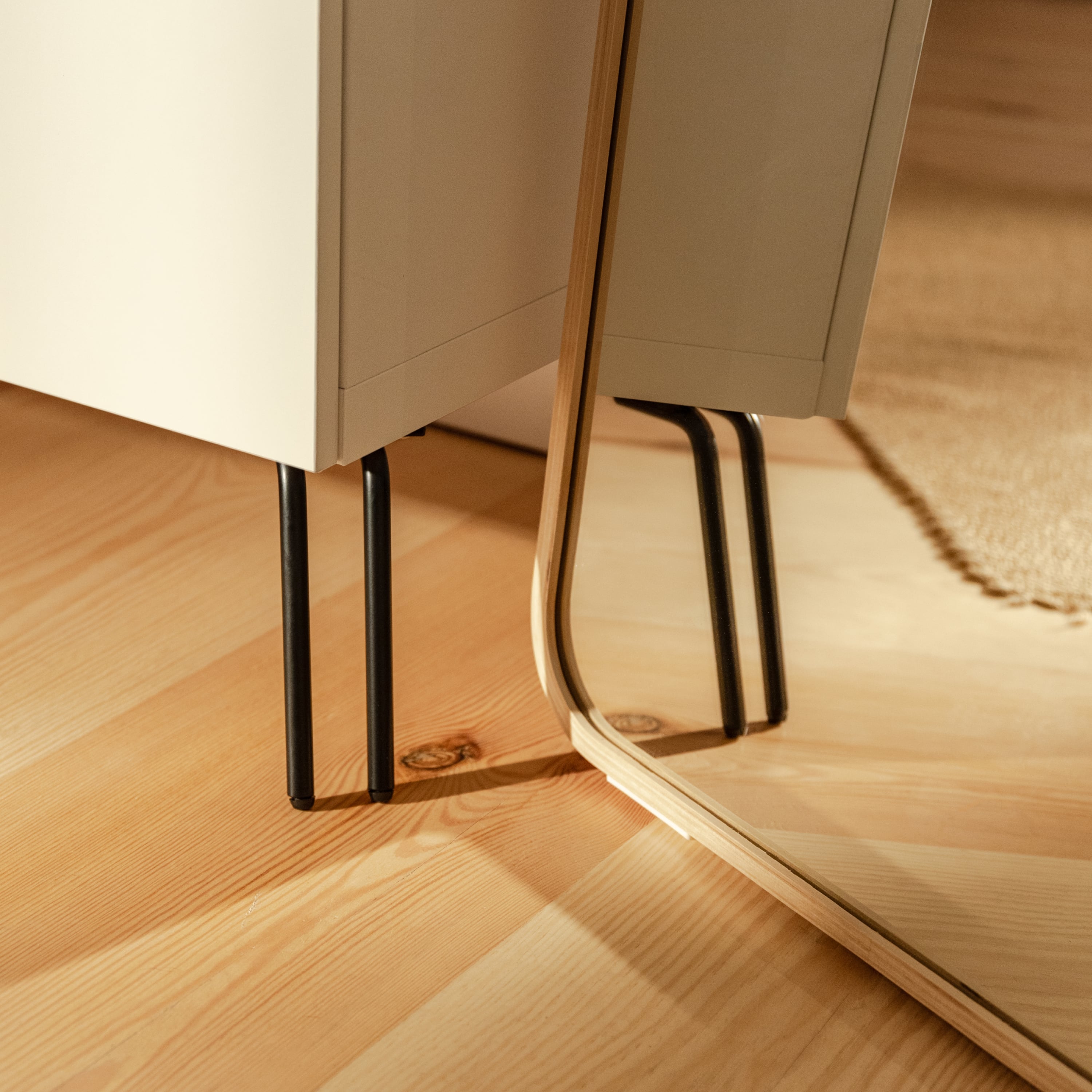 Set di 4 piedini per mobili MILANO