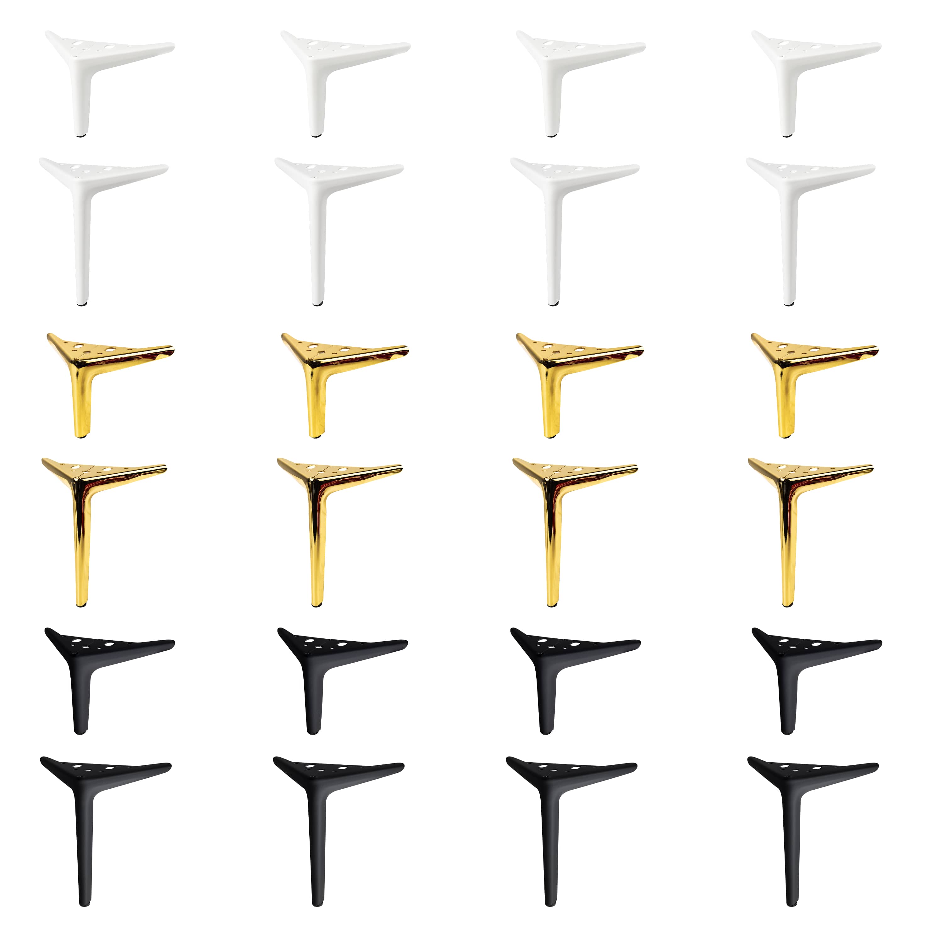 Set di 4 piedini per mobili TRIANGLE