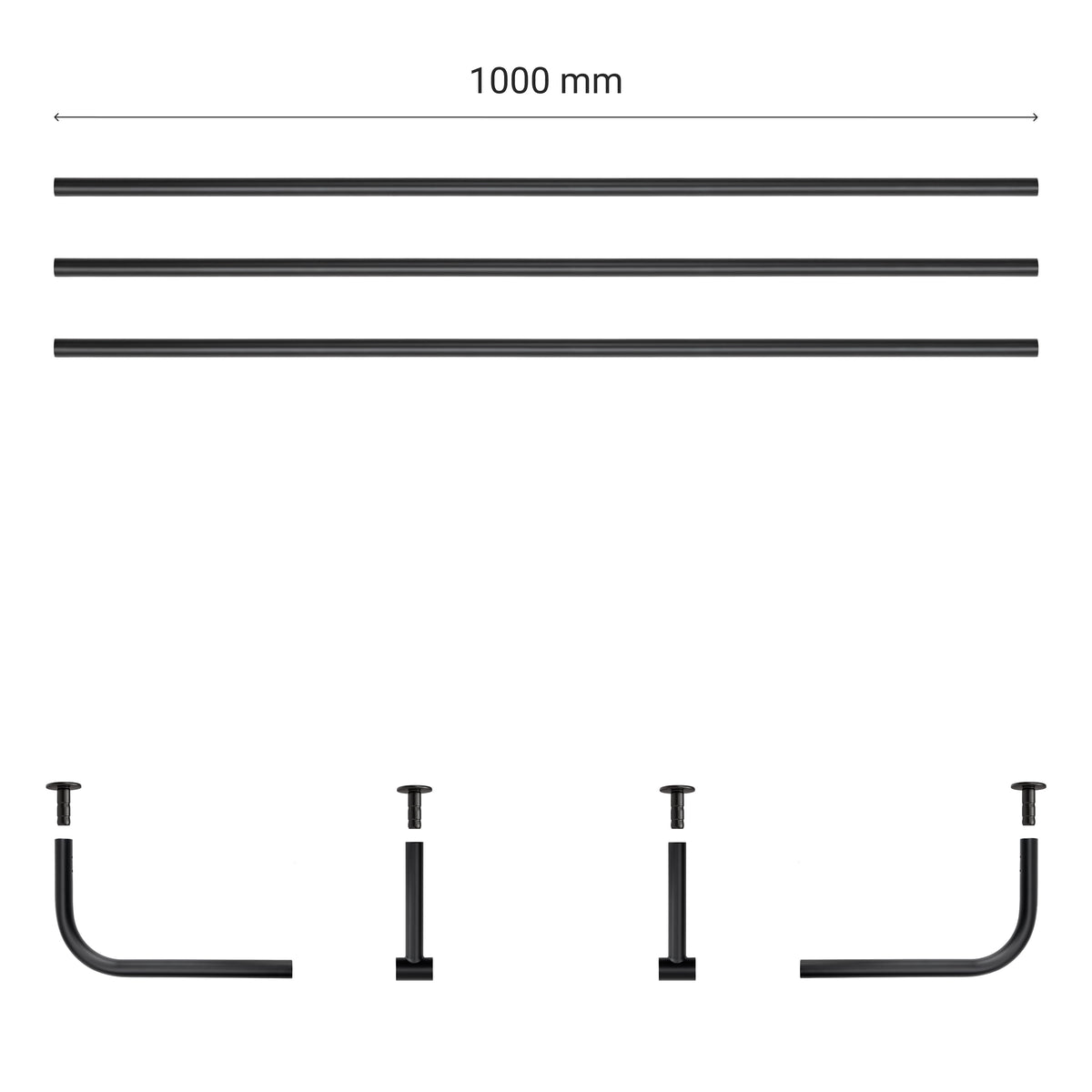 Curtain rod ROUND