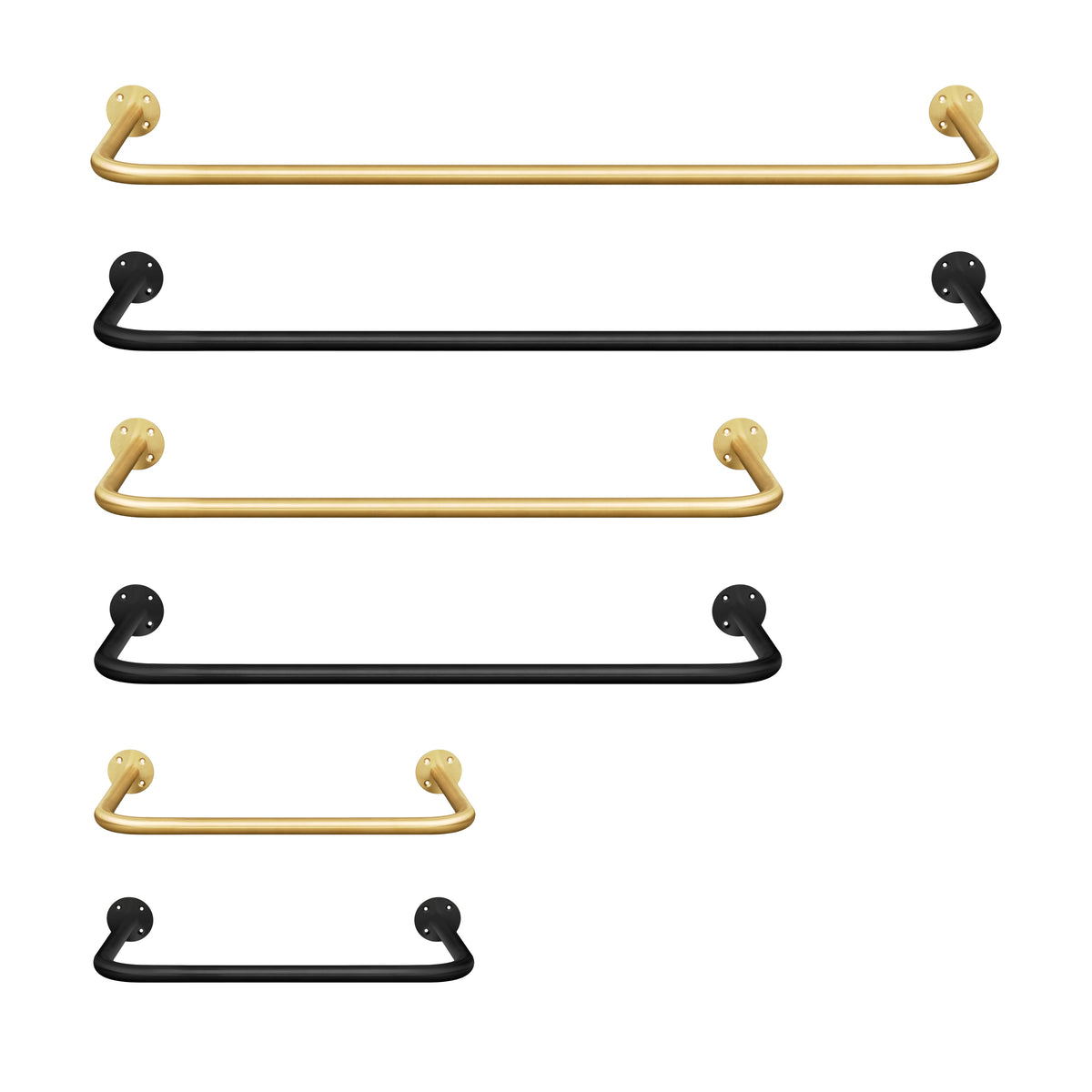 Clothes rail ROUND wall