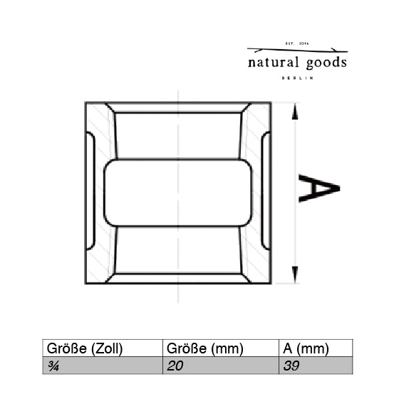 Pipe ACCESSORIES ¾ inch