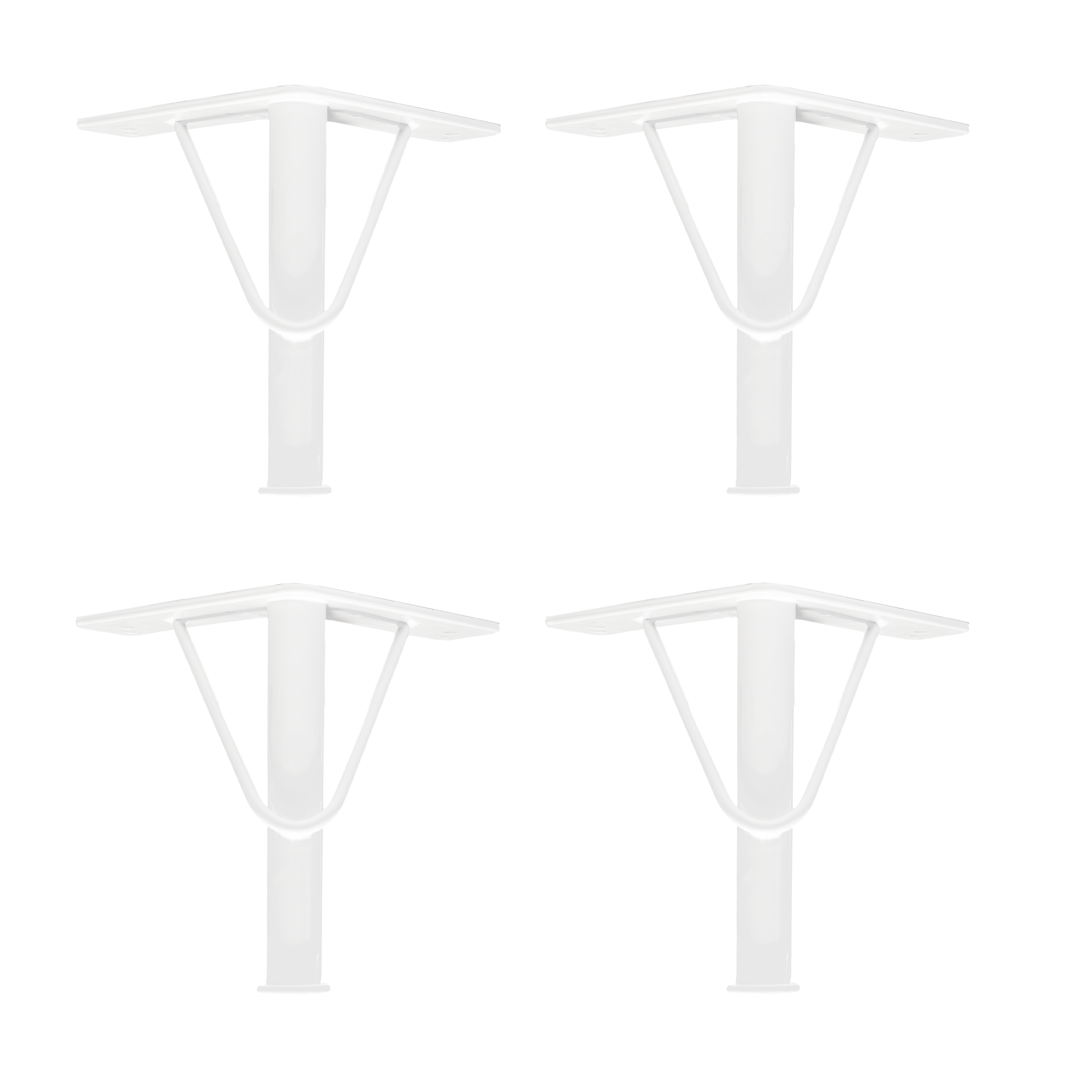 4 set di mobili piedi a V-pipe