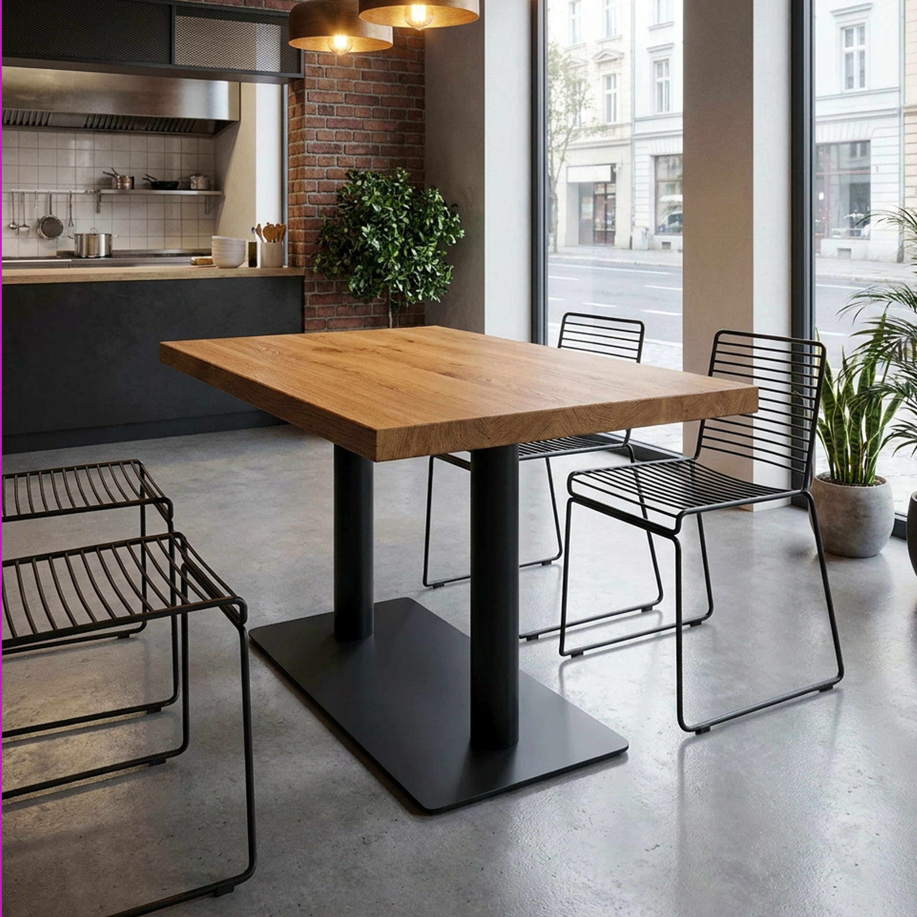 Bistrotischgestell DUO-RUND