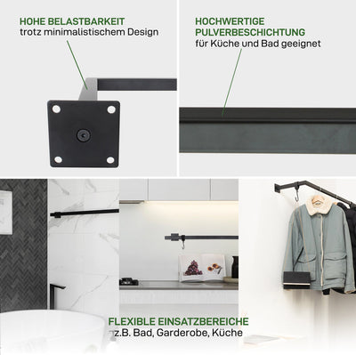 Appendiabiti RECHTECK Parete