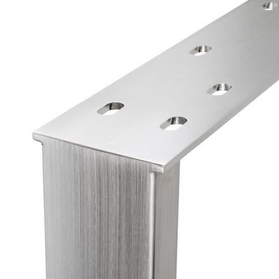 2 set di rettangolo Möbelkufen - acciaio inossidabile