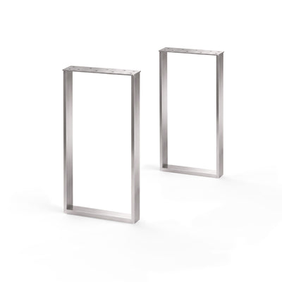 2 set di rettangolo Möbelkufen - acciaio inossidabile