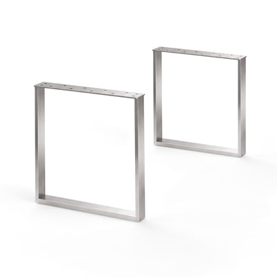 2 set di rettangolo Möbelkufen - acciaio inossidabile