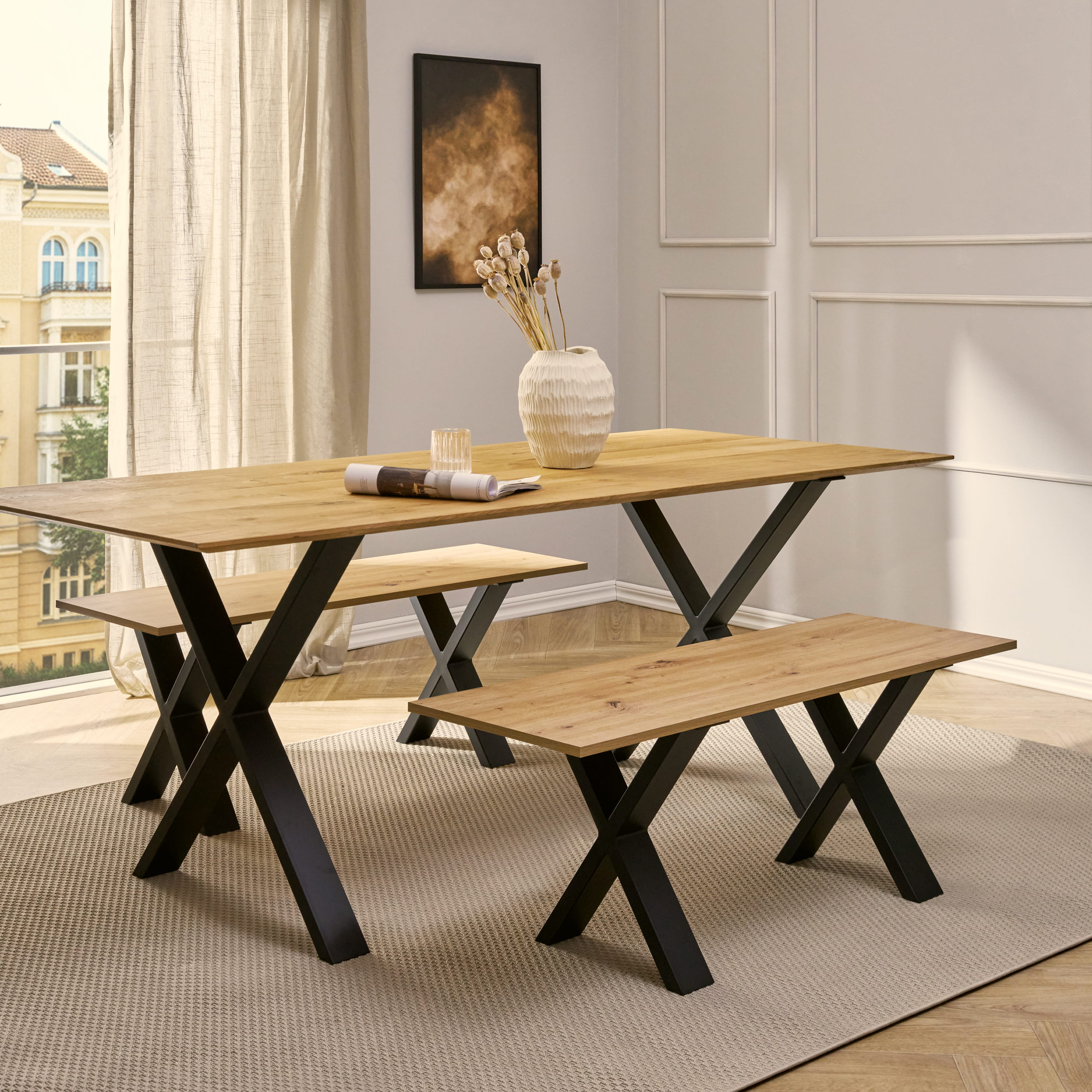 2er Set Möbelkufen X-FORM