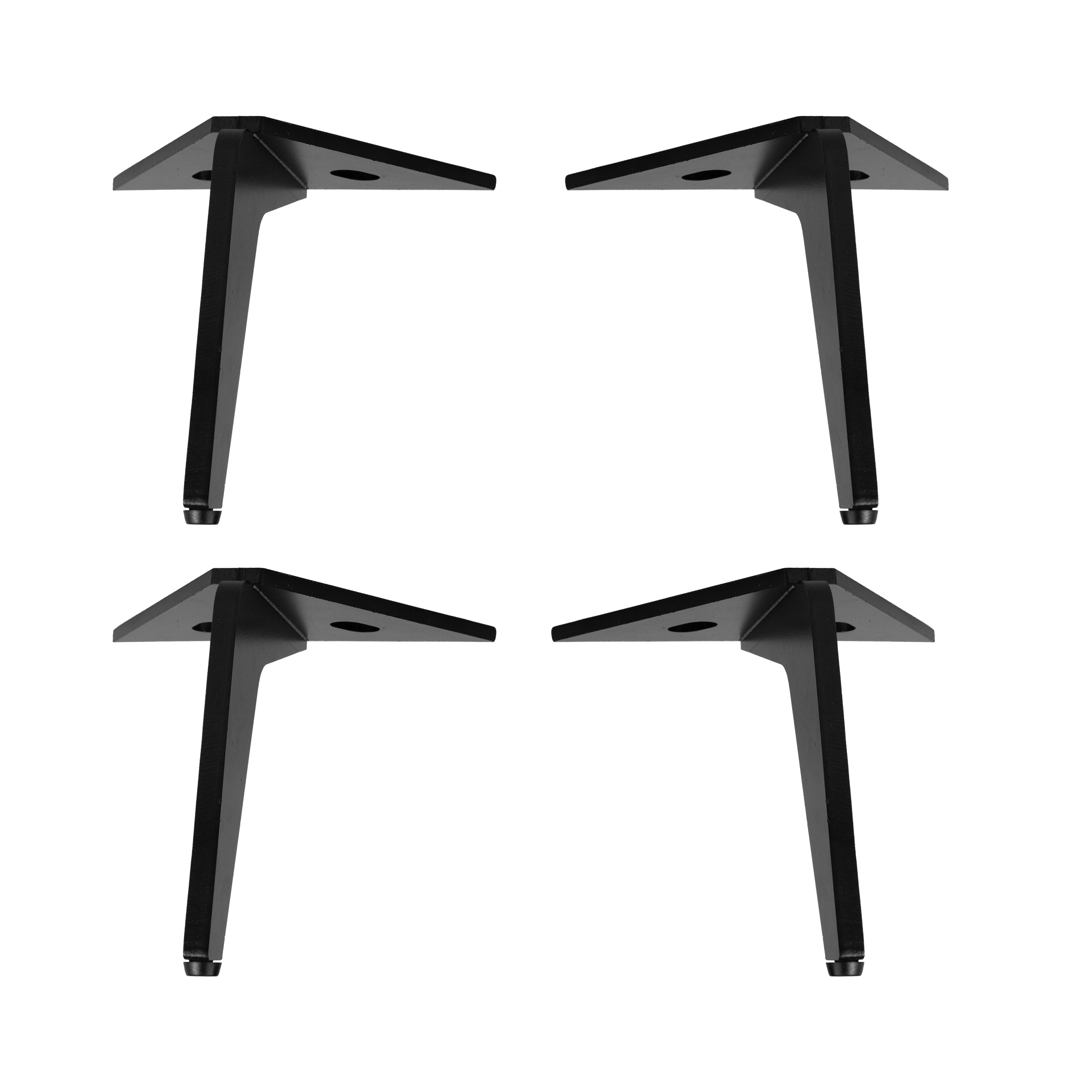 Set di 4 piedini per mobili BRUNO