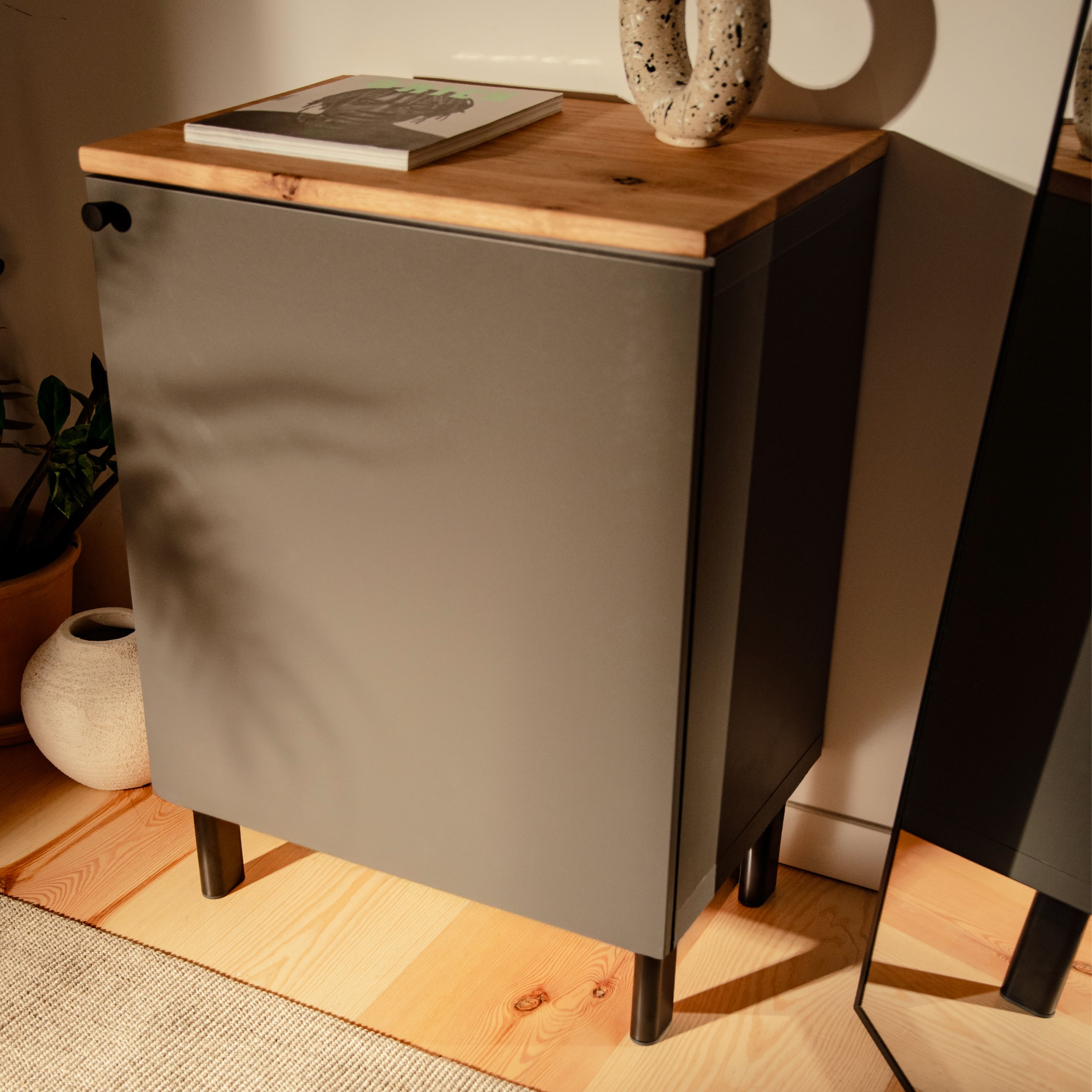 Set of 4 furniture feet NIELS