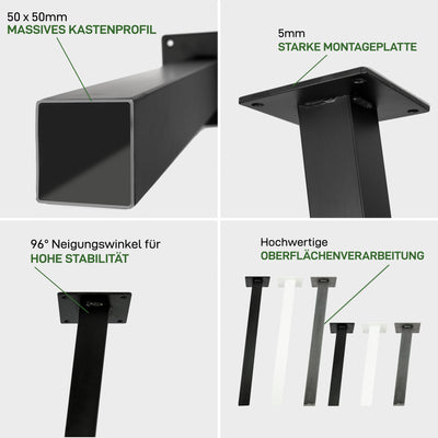 4 Imposta gambe standard
