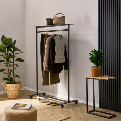 MOVE-RAHMEN clothes rack with shelf