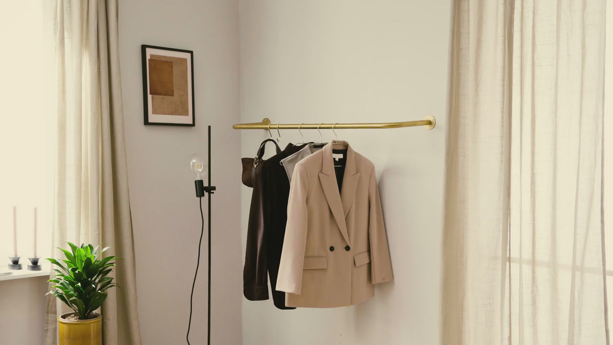Clothes rail ROUND wall