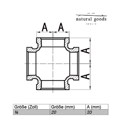 Pipe ACCESSORIES ¾ inch