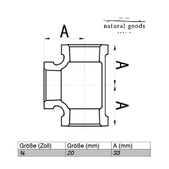 Pipe ACCESSORIES ¾ inch