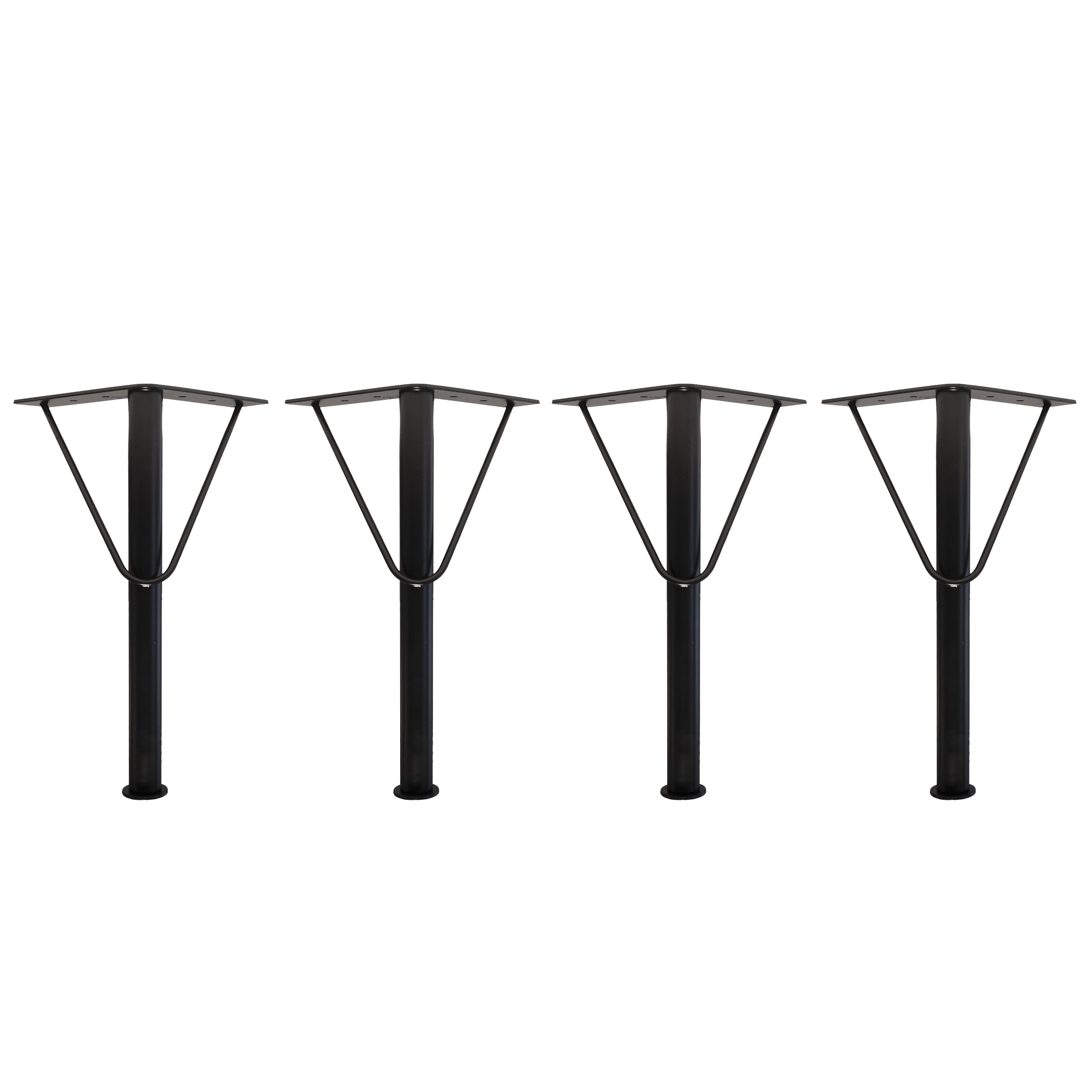 4 set di mobili piedi a V-pipe