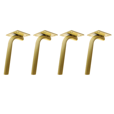 4er Set Möbelfüße CURVED