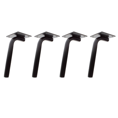 4er Set Möbelfüße CURVED