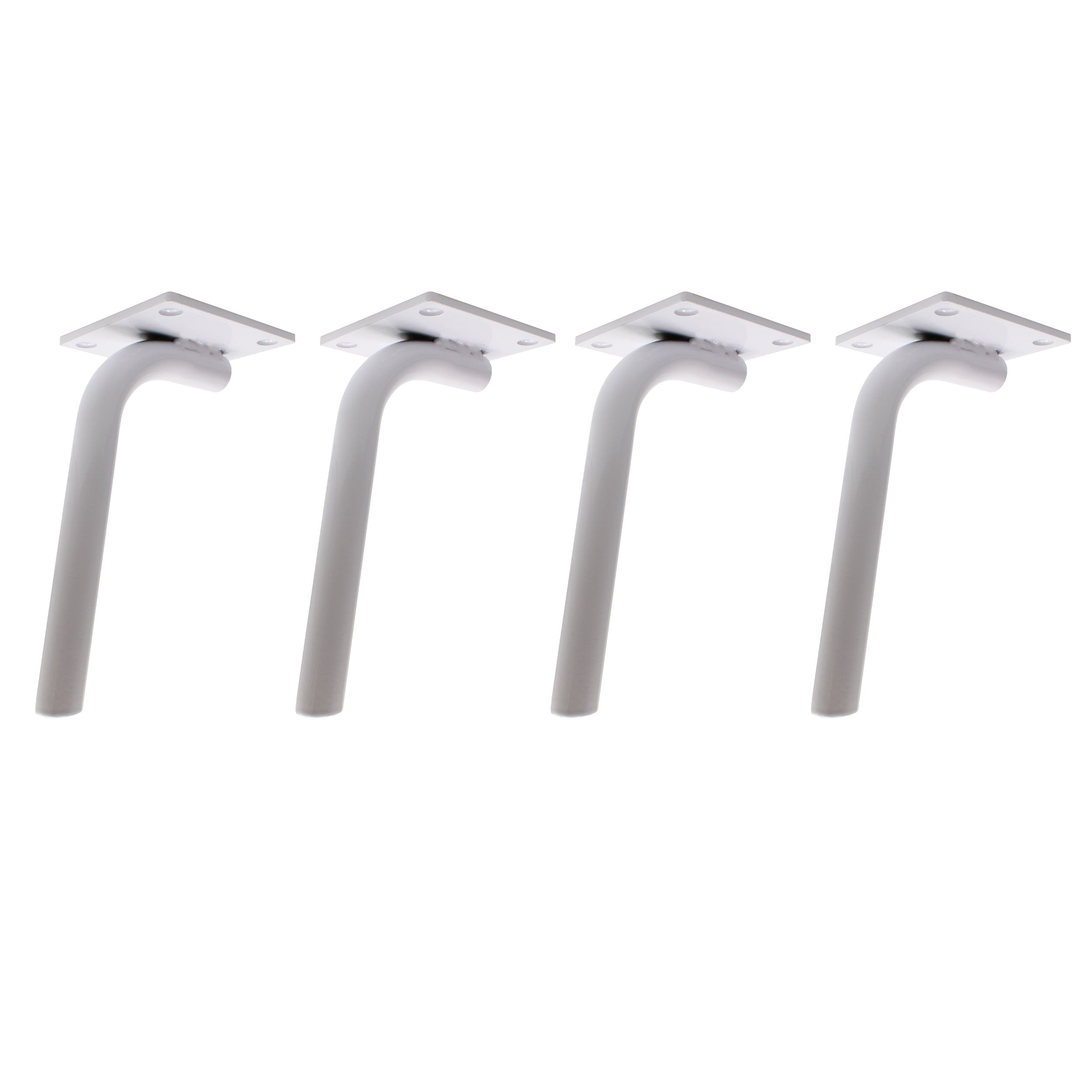 4er Set Möbelfüße CURVED