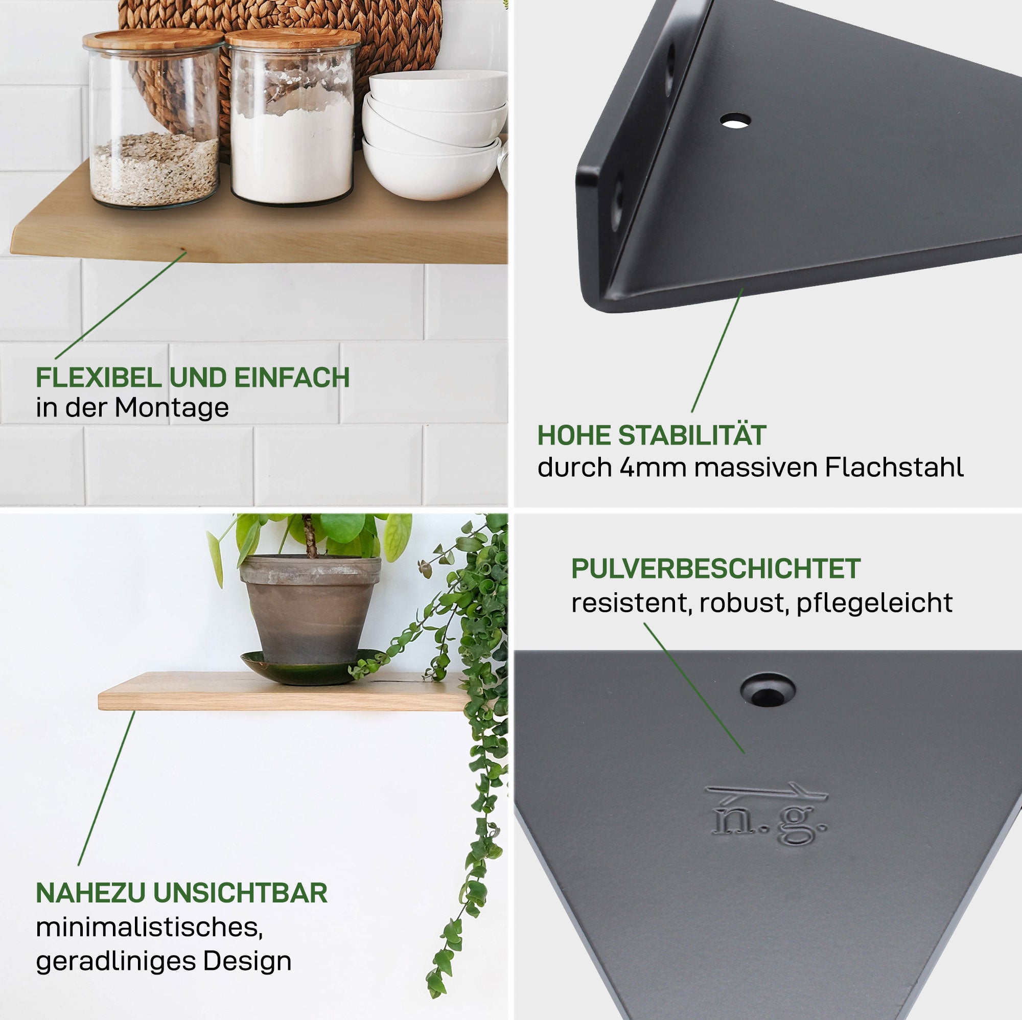 Set di 2 mensole STEGLITZ