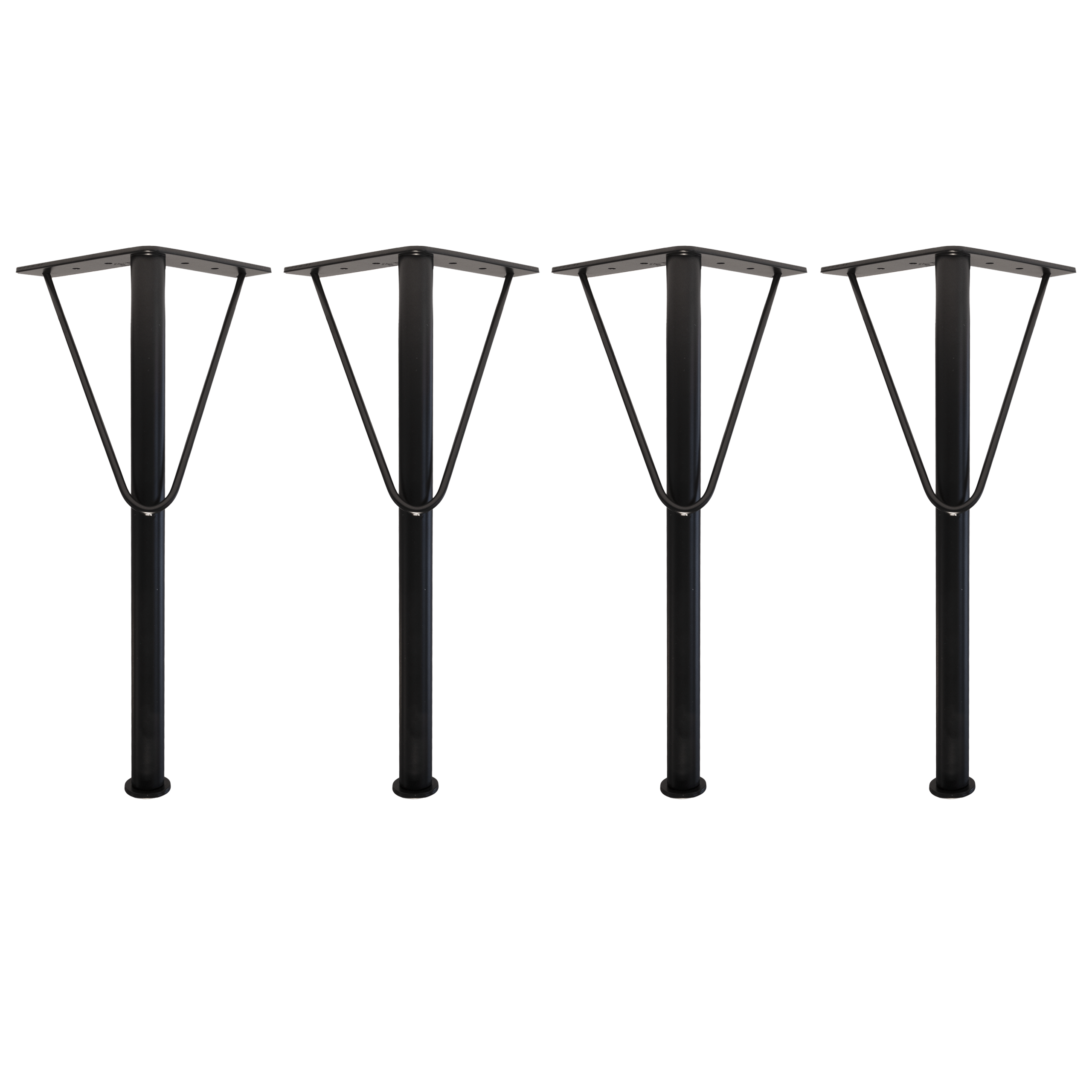 4 set di mobili piedi a V-pipe