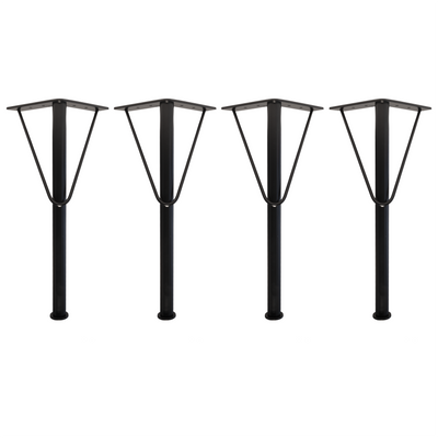 4 set di mobili piedi a V-pipe