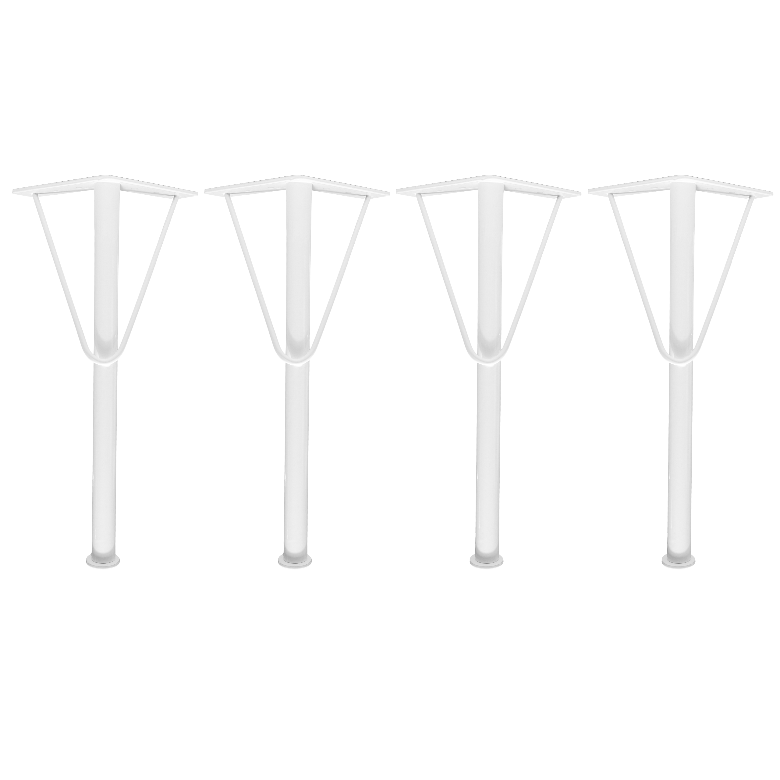 4 set di mobili piedi a V-pipe