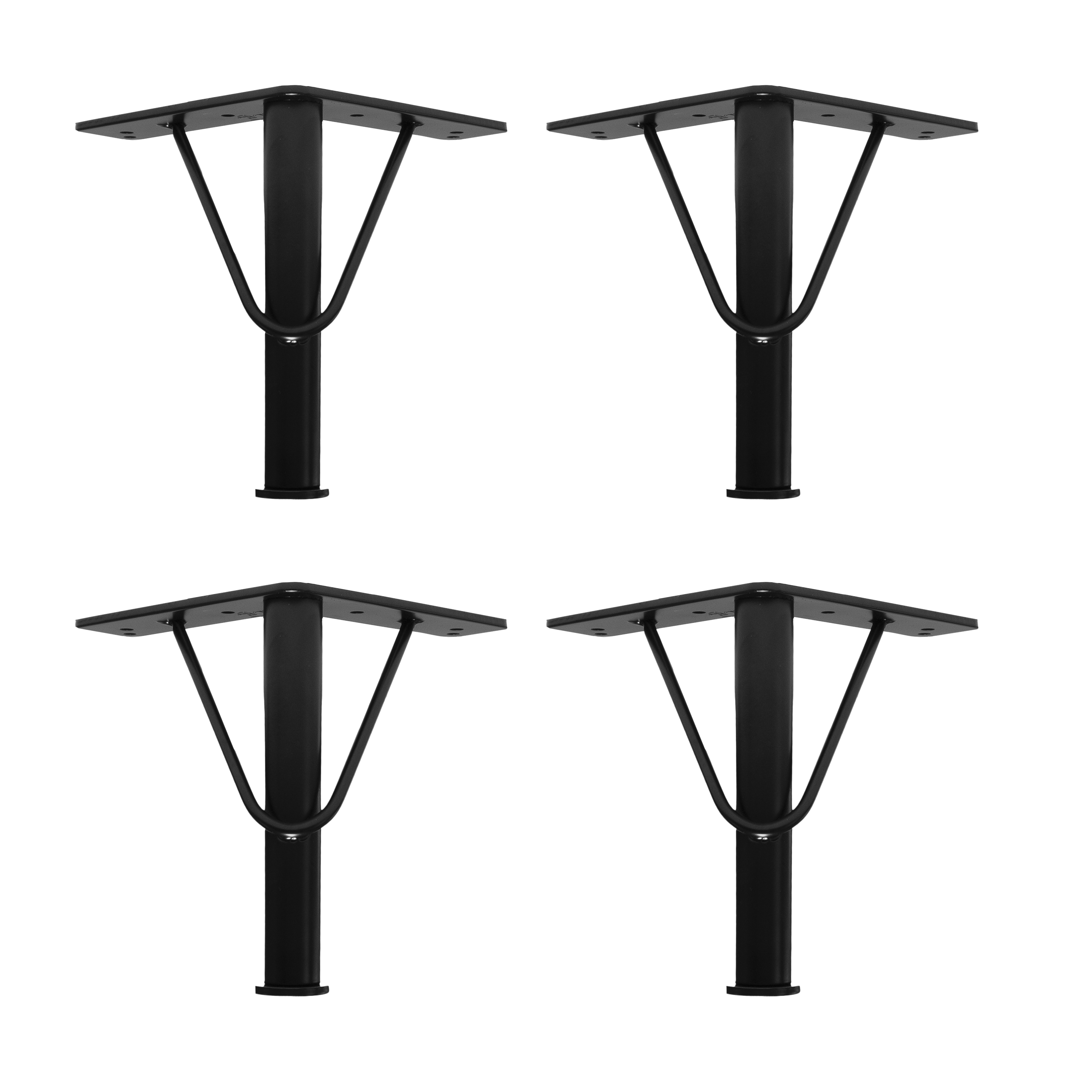 4 set di mobili piedi a V-pipe